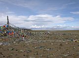 Tibet Kailash 05 To Tirthapuri 02 First View of Lake Manasarovar